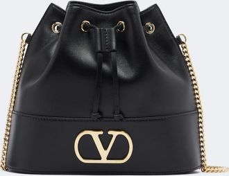 Valentino Garavani Bolso saco VLogo Signature Small de piel