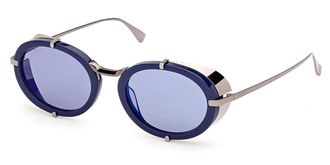 Max Mara MM0103 SELMA 90X Womens Sunglasses Blue Size 51