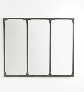 La Redoute Interieurs Industri&euml;le ijzeren spiegel 120x100 cm, Lenaig