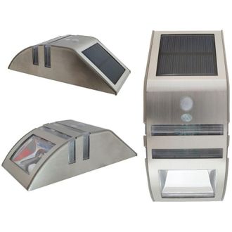 Trade Shop Trade Shop Traesio - Trade Shop - Segnapassi Lampada Luce Led Con Solare Pannello Recaricabil Sensore Crepuscola
