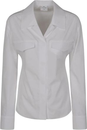 Courr&egrave;ges Poplin 2-Zak Overhemd - Dames - Overhemden - Wit - XS - Overhemden
