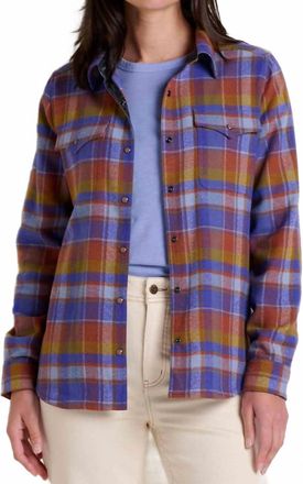 Toad & Co Folk Yeah Shirt Jacket In Dark Roast