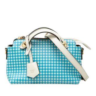 Fendi Pre-owned By The Way Satchel - Dames - Pre-owned - Blauw - Maat: ONE Size Leer