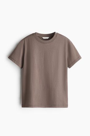 H&M Oversized Baumwoll-T-Shirt - Beige