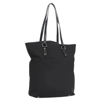 Ferragamo Pre-owned Tela bolsos-de-mano - Pre-owned - Mujer - Negro - ONE SIZE