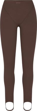 Nike (WMNS) Nike x SKIMS Matte V-Line Stirrup Legging Dark Sepia PTLEG9696W-DSP