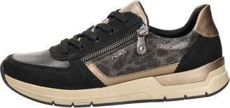 Rieker Schoenen, Dames, Zwart, 39 EU, Sneakers Laag