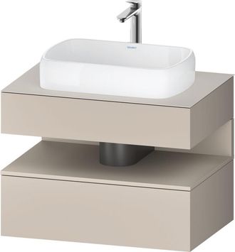 Duravit Duravit Qatego Consola Mueble Bajo Lavabo, 1 Extra&iacute;ble, 1 Caj&oacute;n