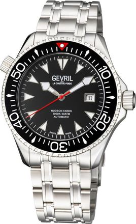 Gevril Group Hudson Yards Automatic Black Dial Mens Watch 48800