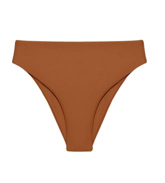 JADE Swim Womens Incline Bikini Bottom In Dulce Sheen