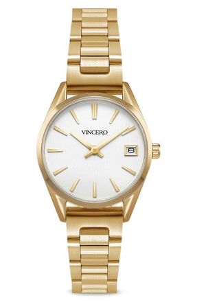 Vincero The Harper Bracelet Watch, 29mm in Gold at Nordstrom