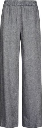 Eleventy Wide-Leg Trousers With Elastic Waistband And Side Pockets