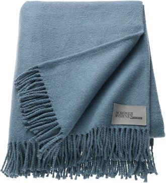 Schöner Wohnen Kollektion Wohndecke »Basics« mit Fransen, Kuscheldecke