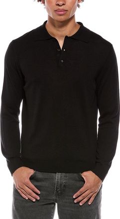 Isaia Silk Polo Sweater