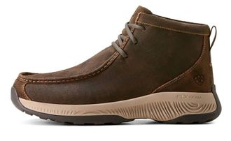 Ariat Mens Spitfire All Terrain Western Chukka Boot In Dark Brown