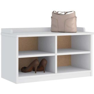 vidaXL Vidaxl - Panca da Corridoio sandnes Bianca 87x40x50 cm in Legno di Pino