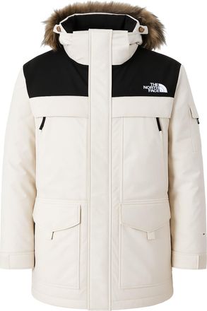 The North Face McMurdo 2 Mens White Parka Jacket Nylon - Size Small