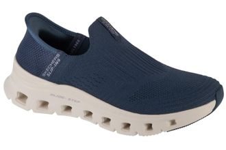 Skechers Womens Glide-Step Pro Everyday Citizen Slip-On Sneakers, Navy Knit/Blue Trim, 4.5 UK