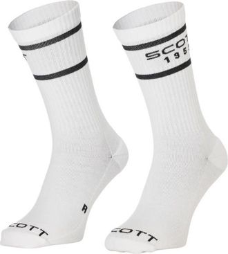 Scott Retro Casual Crew 3-Pack Velosocken - Unisex | wei&szlig;/grau