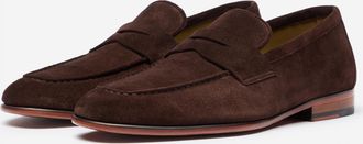 Oliver Sweeney Keyworth Suede Mens Loafers - Chocolate - Size UK 11