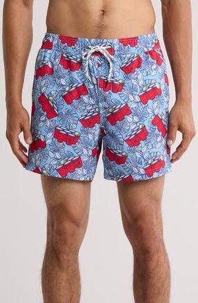 Party Pants Wilmington Sport Swim Trunks in Light Blue at Nordstrom Rack, Size Xx-Large