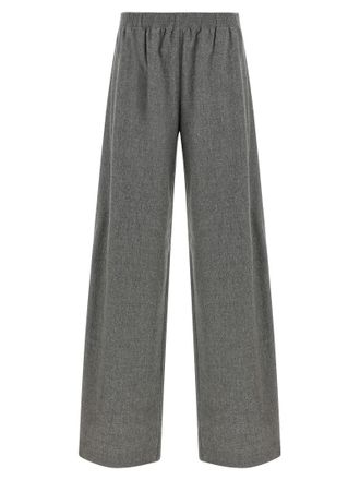 Fabiana Filippi Gray Virgin Wool Cargo Womens Pants