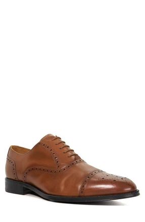 Dune London Soldiers Cap Toe Wingtip Oxford in Tan at Nordstrom, Size 11Us