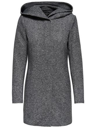 Only Enkel Vrouwen Grijze Jas