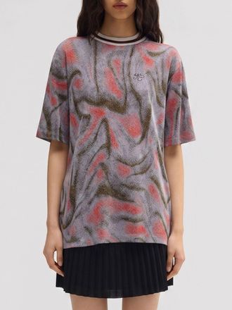 MACCAPANI Patterned Viscose T-Shirt