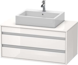 Duravit Ketho M&oacute;dulo Mural 6655, 2 Cajones, 1000mm, Para Lavabo - Duravit
