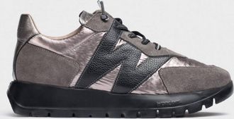 Wonders Womens A-2464 Trend Shoes In Gray Metallic