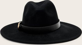 AllSaints Wool Fae Wool Fedora, Size: One Size