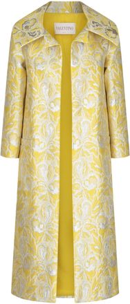 Valentino Iris Brocade Coat