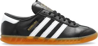 adidas Sportschoenen Hamburg W - Dames - Sneakers - Zwart - 38 EU - Leer - Schoenen