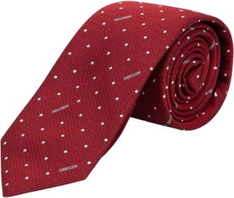 Moschino Corbata Cl&aacute;sica - Accessories - Hombre - Rojo - ONE SIZE