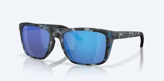 Costa Unisex Mainsail Polarized Sunglasses In Deep Water Camo Blue Mirror