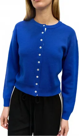 All : Row The Malin Cardigan In Cobalt Blue