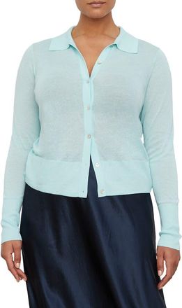 Vince Cotton Cardigan in Seafoam at Nordstrom Rack, Size 2X