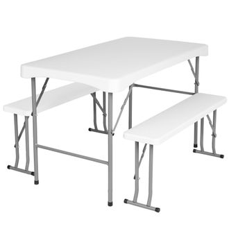 OEM Conjunto De Mesa Y 2 Bancos Para Catering De Jard&iacute;n Stanley