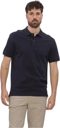 Profuomo Tops, Heren, Blauw, S, Katoen, Polo SS Basis Pique