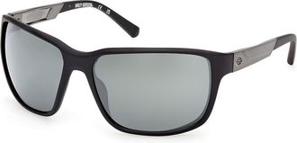 Harley-Davidson HD00026 02Q Mens Sunglasses Black Size 61