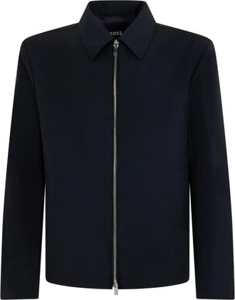 HUGO BOSS H-Hanry Jas - Heren - Zomerjassen - Blauw - M - Wol - Jassen