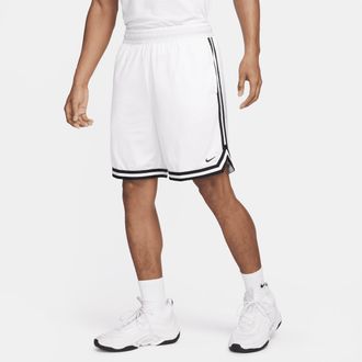 Nike Mens DNA Dri-FIT 8 Basketball Shorts in White | FN2651-100