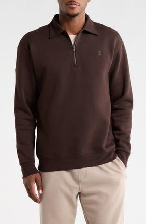 Under Armour Icon Fleece Quarter Zip Sweatshirt in Kona Brown at Nordstrom Rack, Size Xx-Large