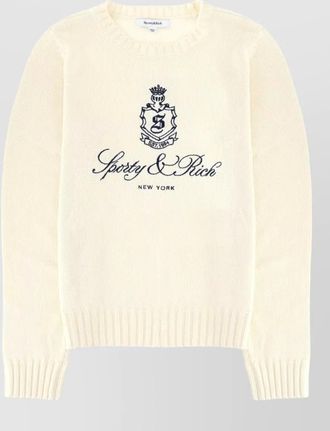 Sporty & Rich logo-print sweatshirt