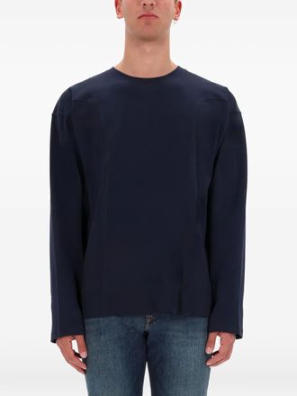 Diesel T-shirt met lange mouwen - Blauw