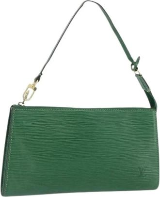 Louis Vuitton Pre-owned Shoulder Bags, female, Green, Size: ONE SIZE Pre-owned Accessory Pouch