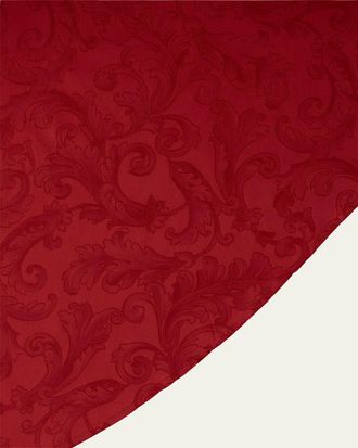 SFERRA Acanthus Jacquard Round Tablecloth, 90Dia