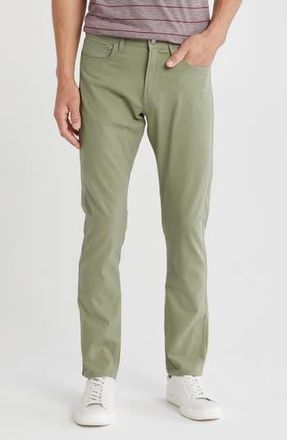 Lucky Brand Cotton Stretch Canvas Pants in Oil Green at Nordstrom Rack, Size 29 X 32