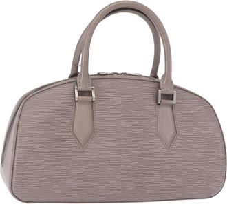 Louis Vuitton Jasmin Bag Epi Leather Purple Leather Handbag (Pre-Owned)